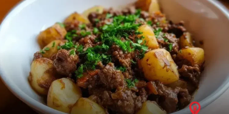 caldo de carne moida