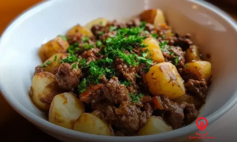 caldo de carne moida