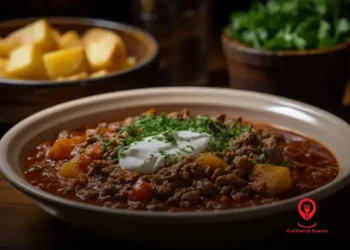 carne moída com batata e cenoura