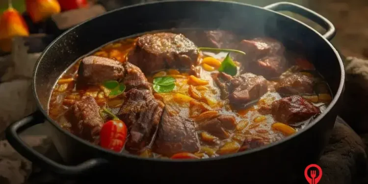 receita de caldo de mandioca com carne