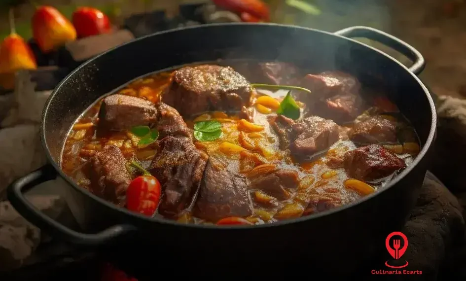 receita de caldo de mandioca com carne