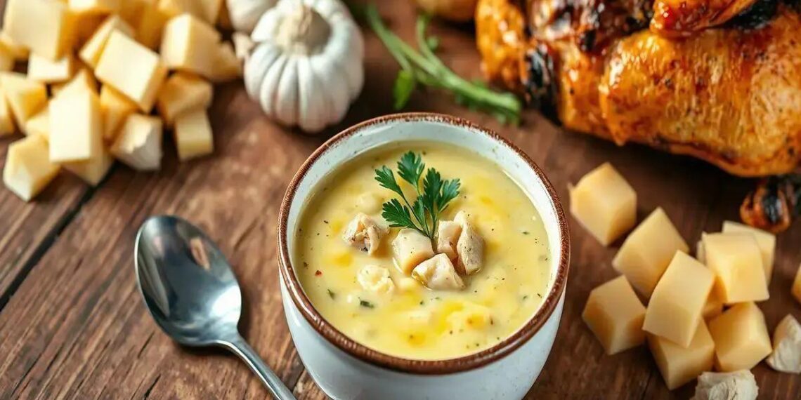 A Receita Imperdível de Caldo de Mandioquinha com Frango