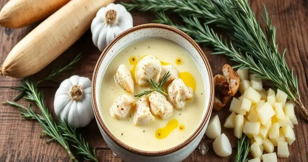 Como Preparar o Caldo de Mandioquinha com Frango Como Preparar o Caldo de Mandioquinha com Frango