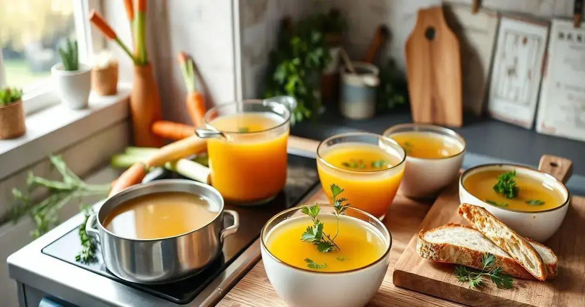 Dicas para servir e aproveitar o caldo de frango