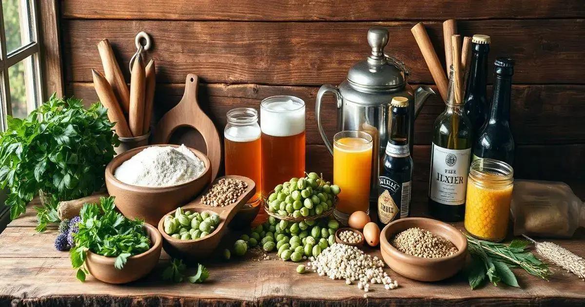 Os Ingredientes Necessários para Cerveja Caseira