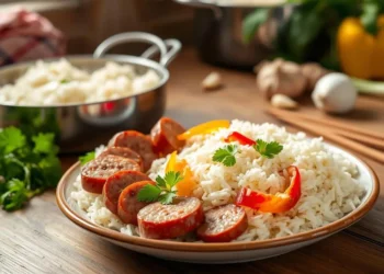Receita de Arroz com Salsichas: Segredo Para o Sabor Perfeito!
