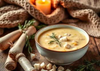 Receita de Caldo de Mandioquinha com Frango: Cremoso e Fácil!