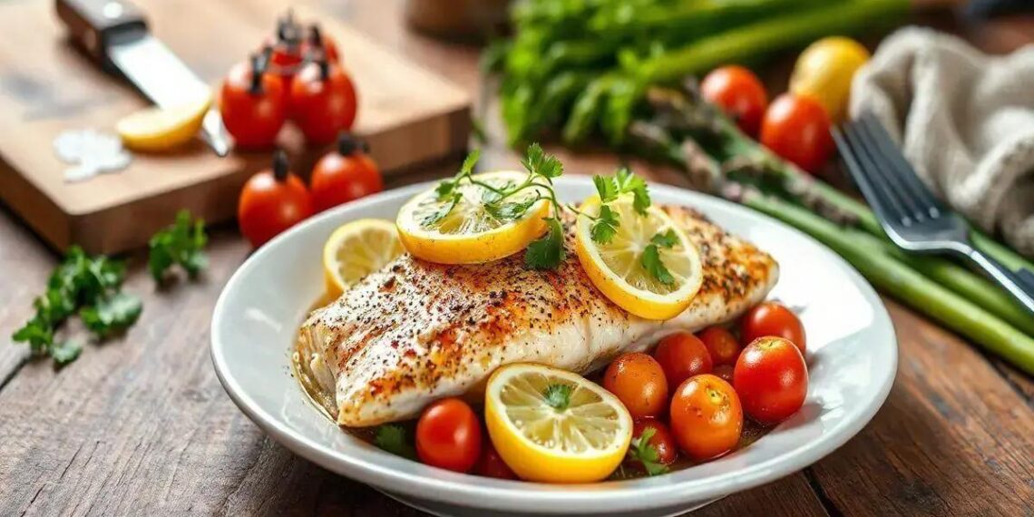 Receita de File de Peixe no Forno: Sabor e Saúde em 30 Minutos