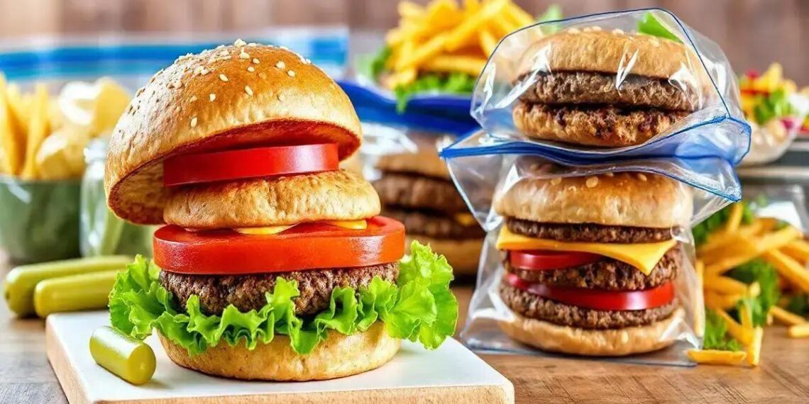 Receita de Hambúrguer Caseiro Para Congelar: Praticidade Deliciosa
