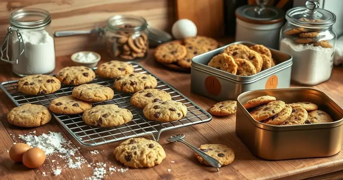 Armazenamento e conservação de biscoitos caseiros