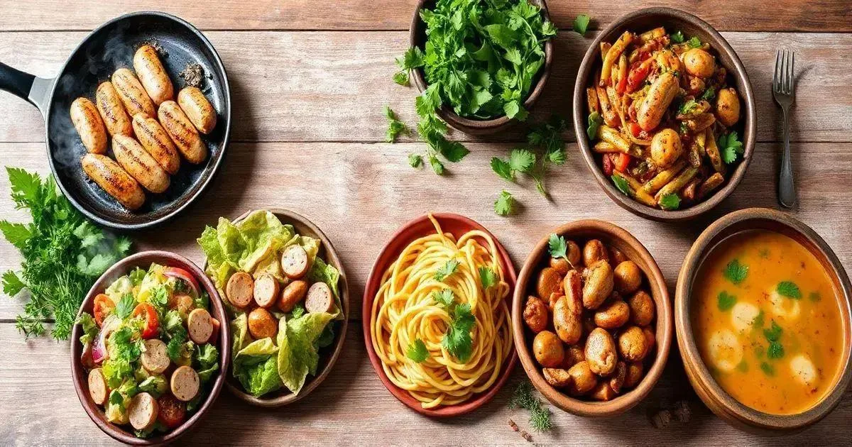 Benefícios da linguiça de frango Benefícios da linguiça de frango