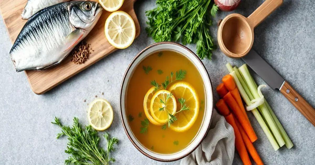 Benefícios do caldo de peixe para a saúde