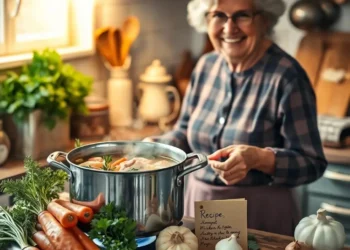 Caldo de Frango Caseiro: Segredo da vovó para um caldo perfeito!