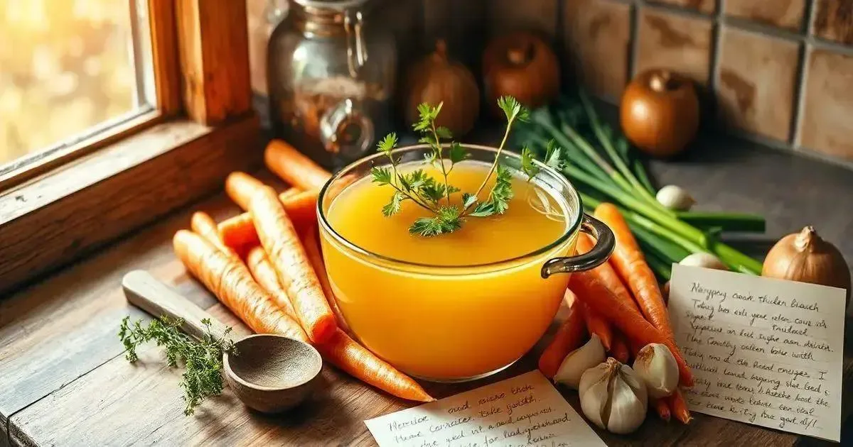 Como servir o caldo de frango Como servir o caldo de frango