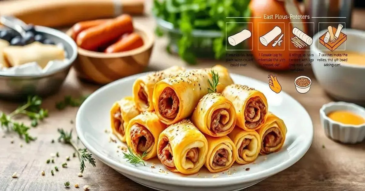 Dicas para inovar na receita de enroladinho Dicas para inovar na receita de enroladinho