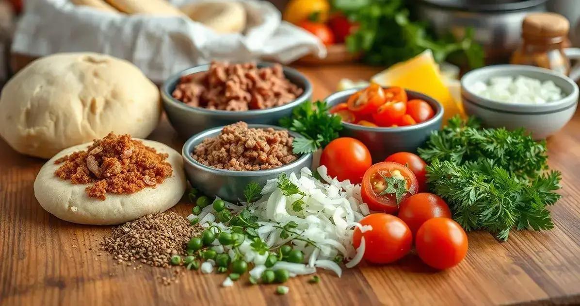 Ingredientes essenciais para a receita