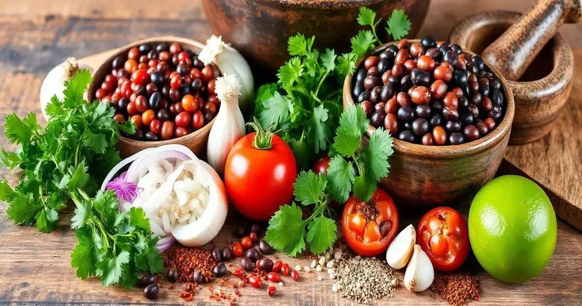 Ingredientes necessários para a receita