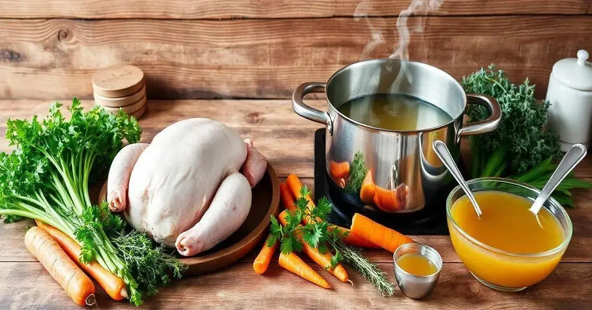 Ingredientes necessários para o caldo Ingredientes necessários para o caldo