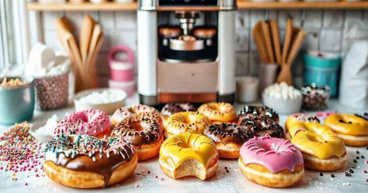 O que são donuts na máquina?