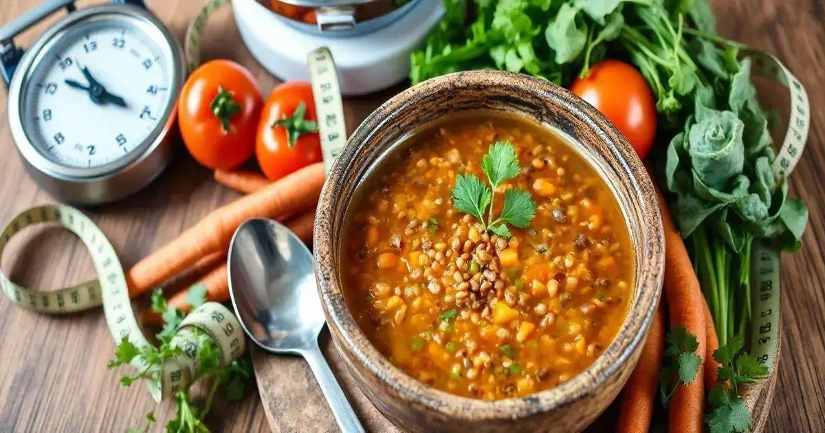 Receita da Sopa de Lentilha