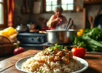 Receita de Arroz com Frango Simples: Segredo da Vovó Revelado!