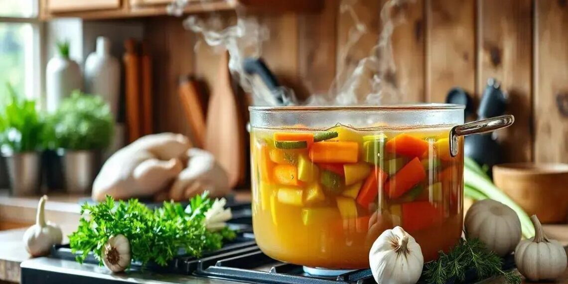 Receita de Caldo de Frango Simples: Sabor que Encanta
