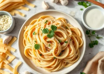 Receita de macarrão com creme de leite simples: Rápida, fácil e deliciosa!