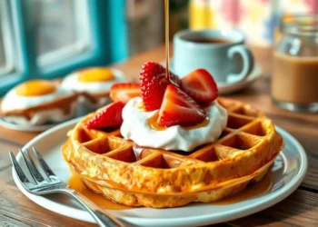 Receita de Waffle Americano: Fofinho e Crocante em 5 minutos!