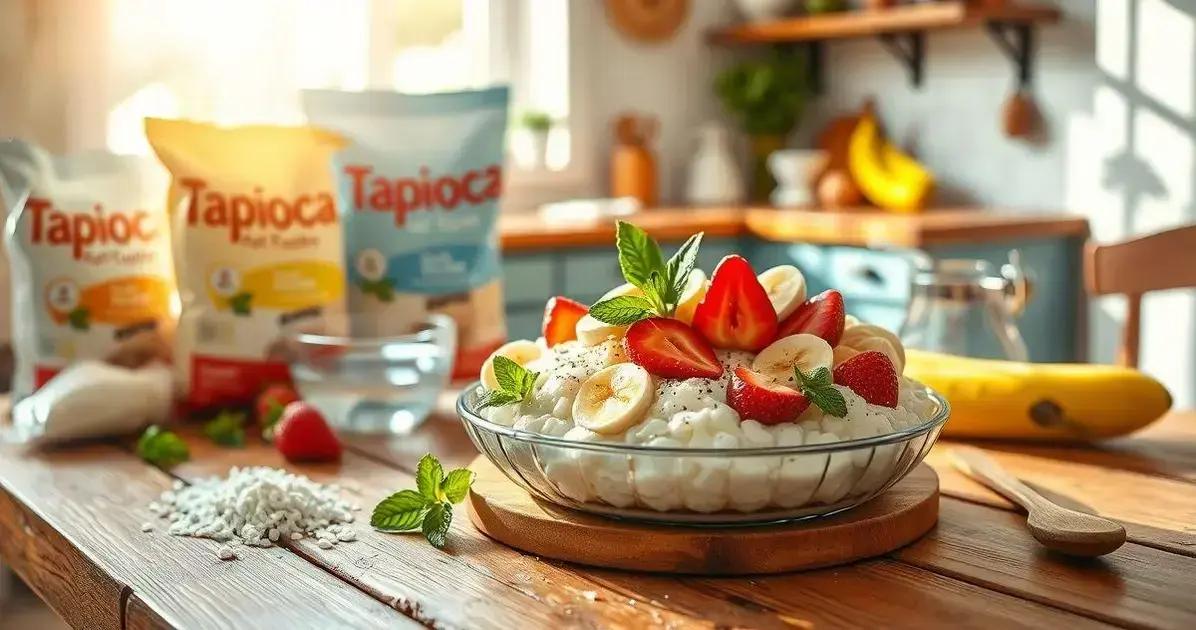 Benefícios da tapioca na alimentação