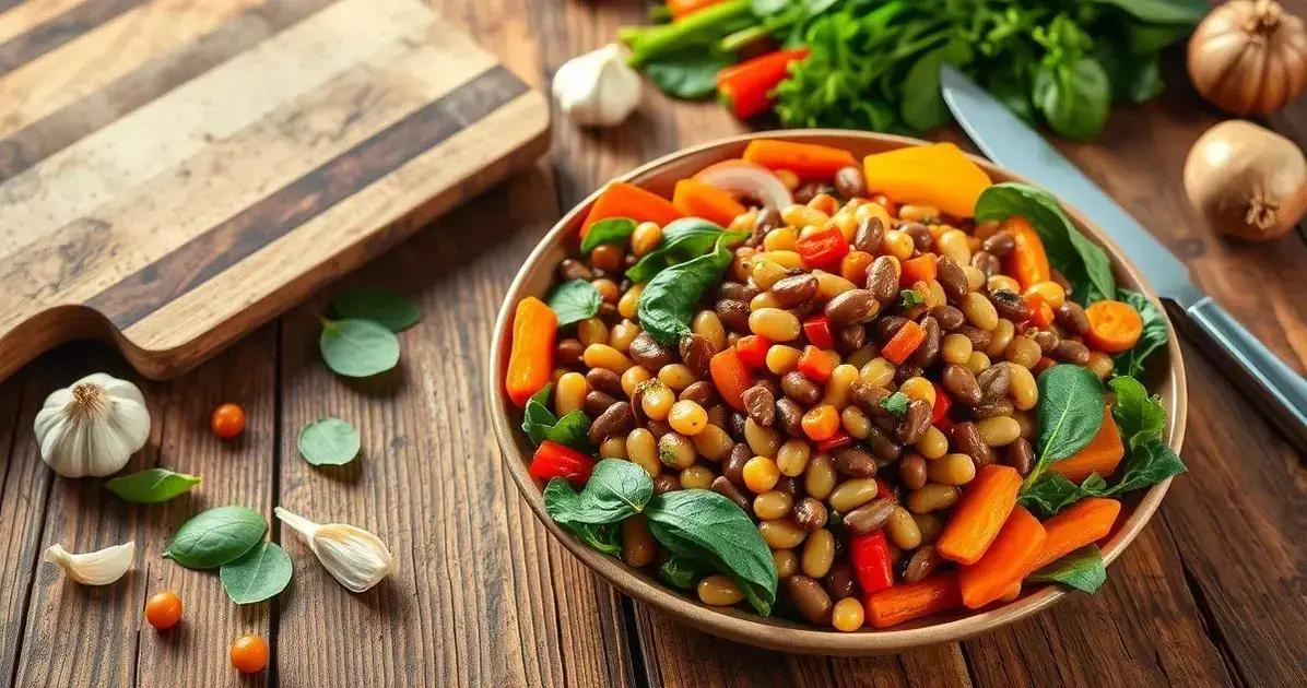 Benefícios do feijão com legumes