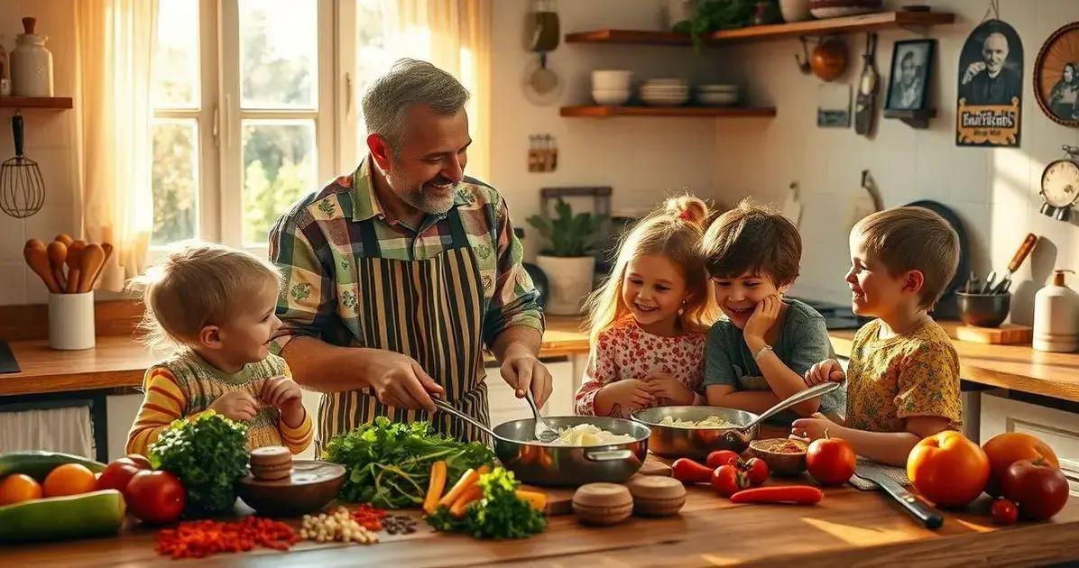 Como Envolver a Família na Cozinha