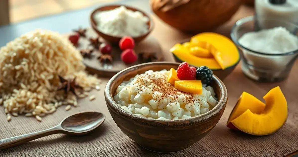 Como Servir o Arroz Doce de Forma Criativa