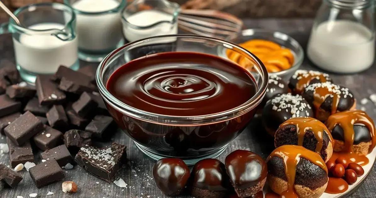 Como utilizar a ganache em sobremesas