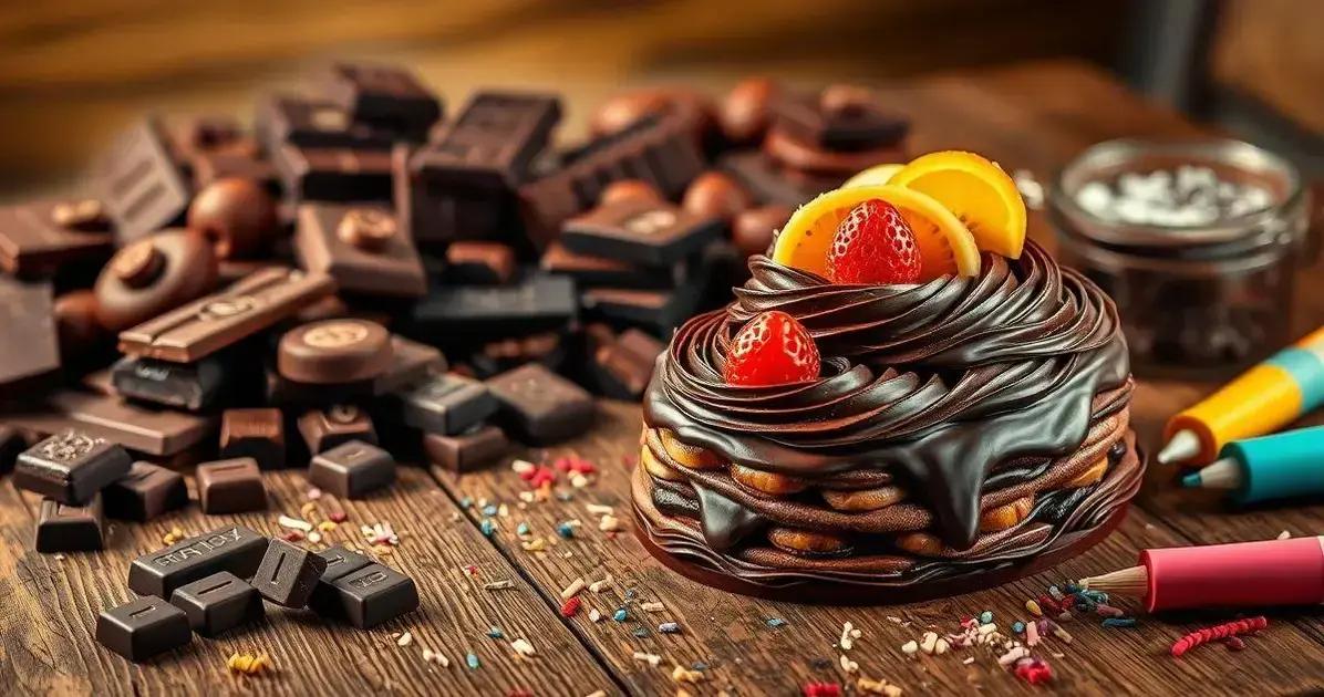 Dicas para Decorar sua Sobremesa de Chocolate