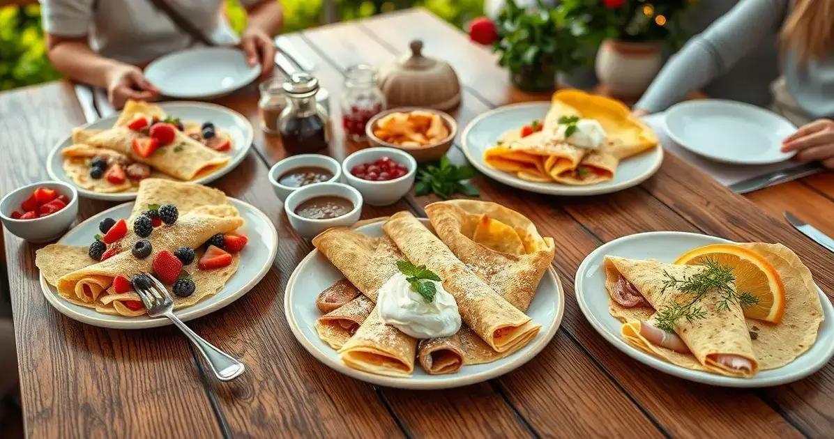 Dicas para Servir Crepes em Diferentes Ocasiões