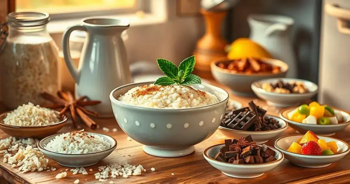 Dicas para Variar o Sabor do Arroz Doce