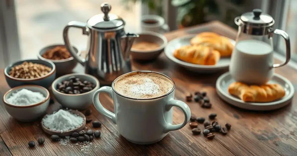 Ingredientes essenciais para o capuccino perfeito