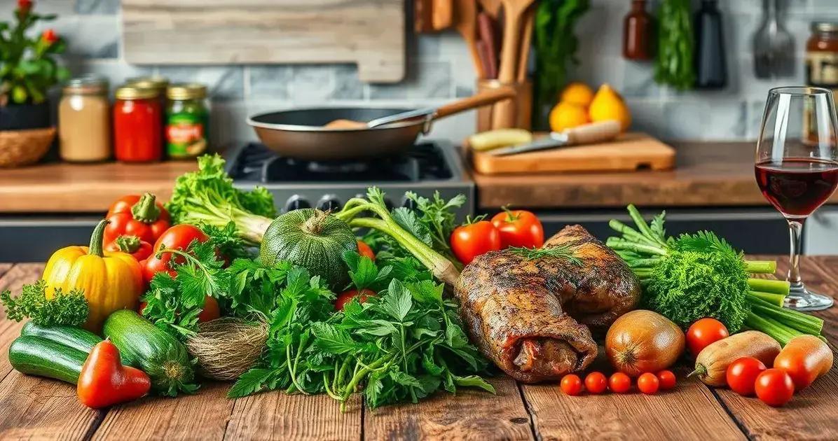 Ingredientes indispensáveis para a sua receita