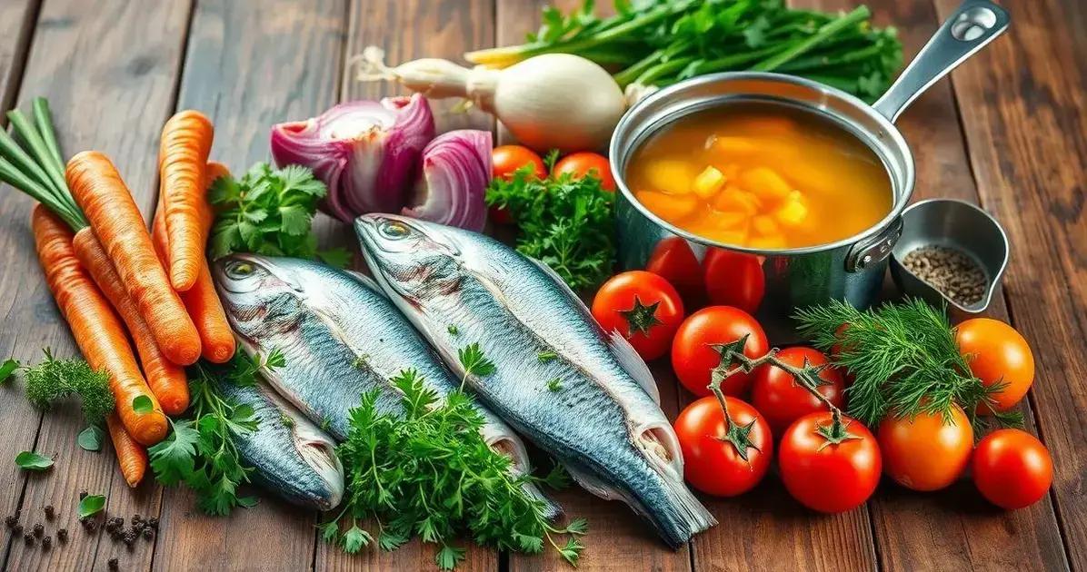 Ingredientes Necessários para Caldo de Peixe