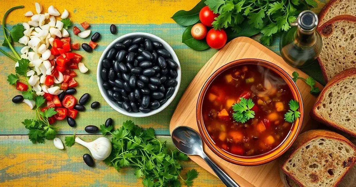 Ingredientes necessários para o caldo