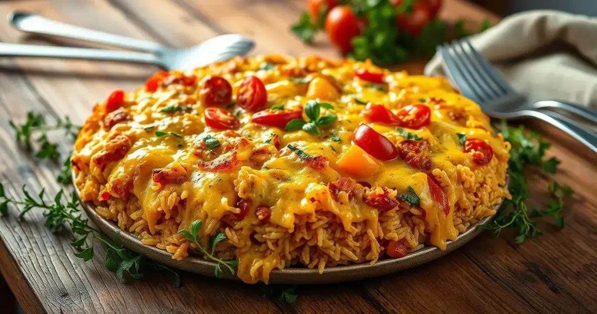 O que é a receita arroz de forno?