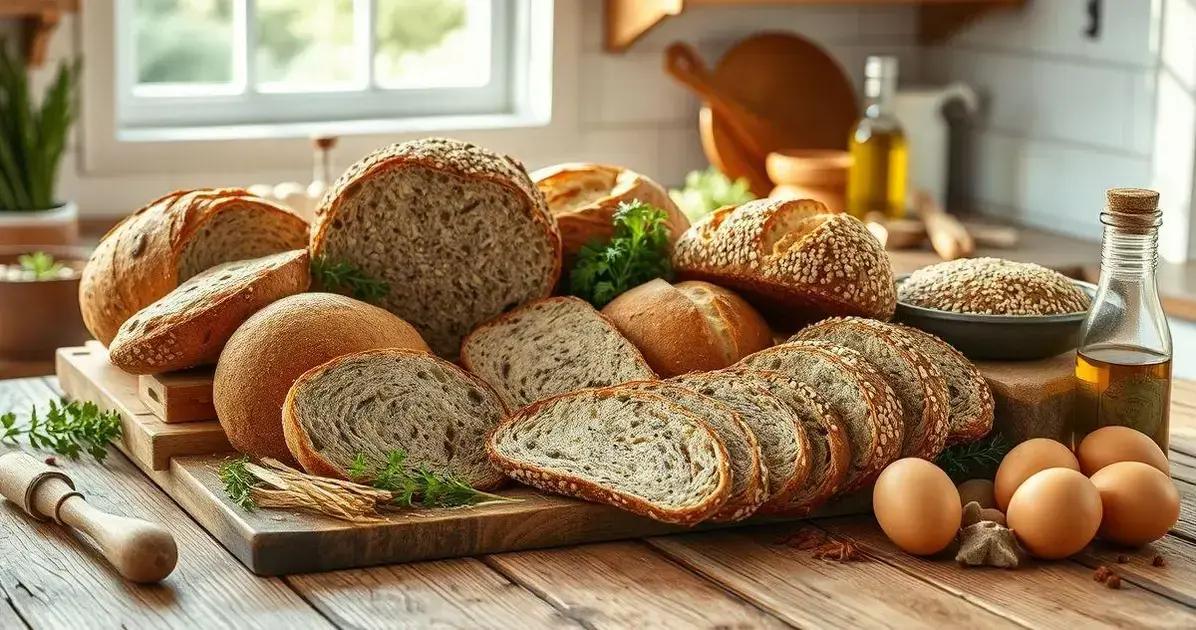 O que são receitas de pão low carb?