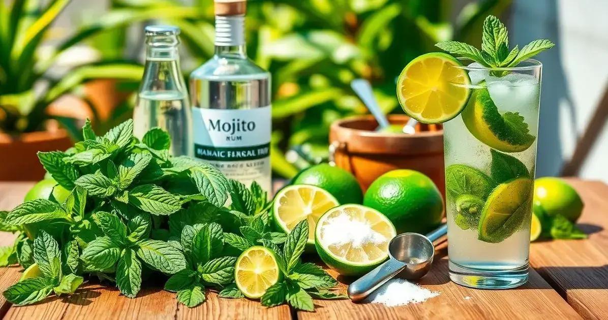 Os ingredientes essenciais do mojito