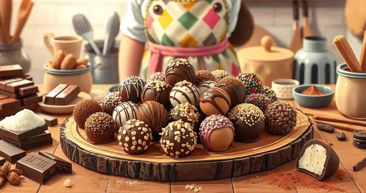 Passo a passo para fazer trufas deliciosas