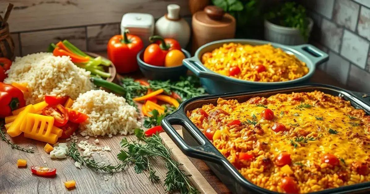 Passo a passo para preparar o arroz de forno