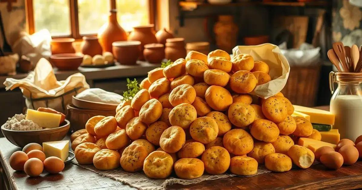 Variedades de Pão de Queijo