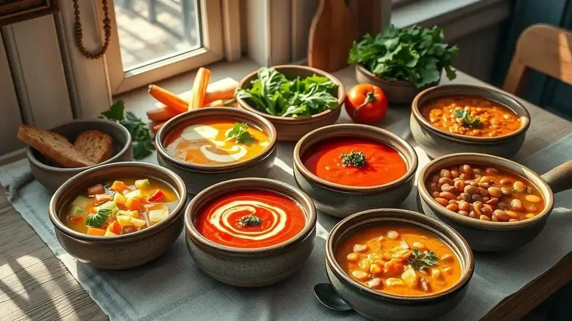 benefícios de diferentes sopas para o clima e a alimentação benefícios de diferentes sopas para o clima e a alimentação