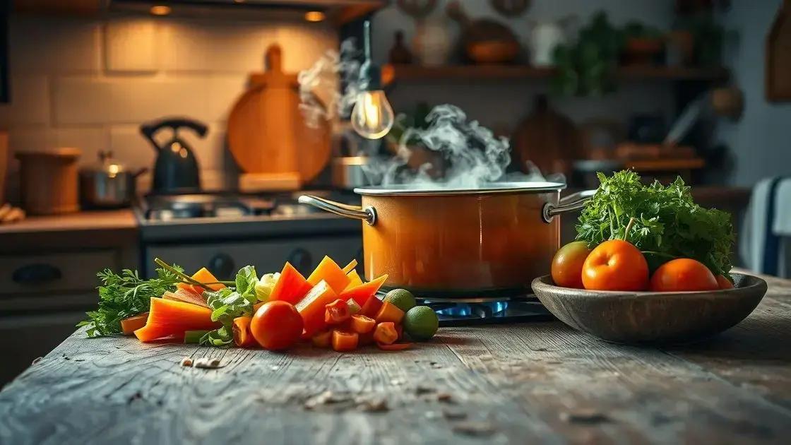 Benefícios de um caldo caseiro reconfortante