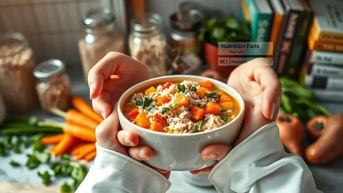 Benefícios nutricionais da sopa de arroz com legumes
