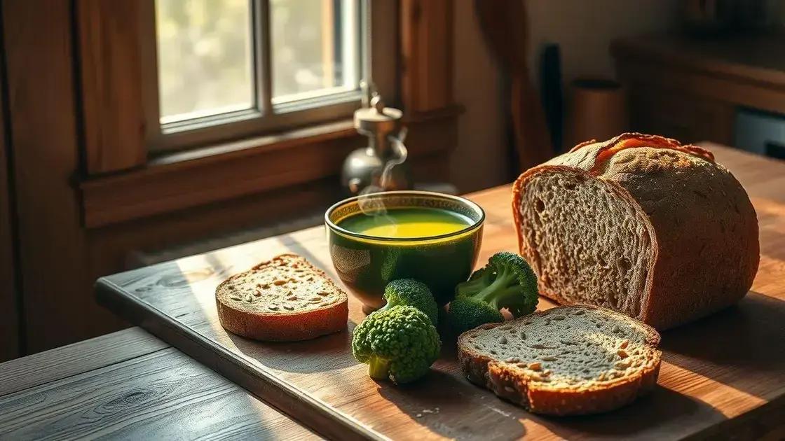 benefícios nutricionais da sopa de brocolis para o dia a dia